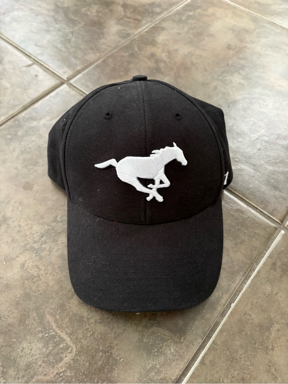 47 Brand Calgary Stampeders Black Cap with Red Underside